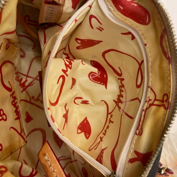 Dooney & Bourke Emma Y2K Leather Bag Black and Tan 11.5" X 6" x 3” EUC - Picture 13 of 13